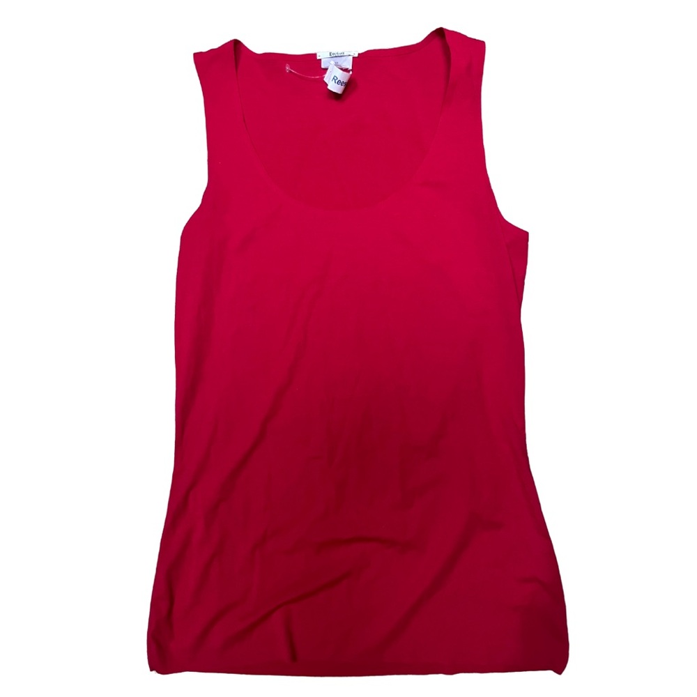 Women's Red Pure Seamless Stretch-jersey Top XS